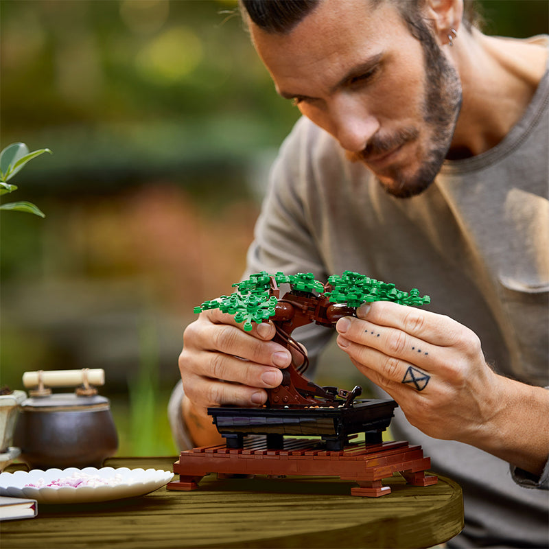 Đồ Chơi Lắp Ráp Cây Bonsai LEGO BOTANICALS 10281 (878 Chi tiết) - ảnh 4