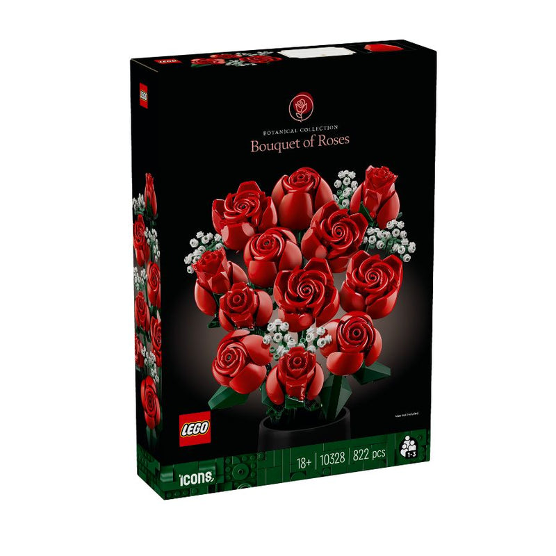 Đồ Chơi Lắp Ráp Bó Hoa Hồng Lego® LEGO BOTANICALS 10328 (822 chi tiết) - ảnh 4
