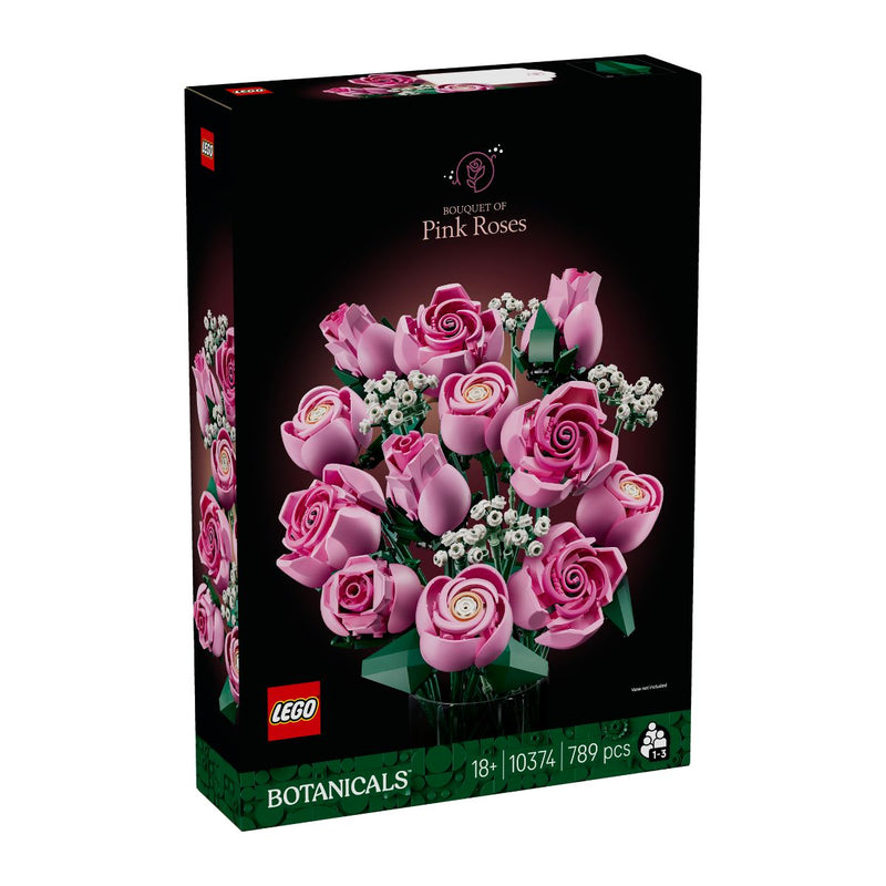 Đồ Chơi Lắp Ráp Bó Hoa Hồng Màu Hồng LEGO BOTANICALS 10374 (789 chi tiết) - ảnh 2