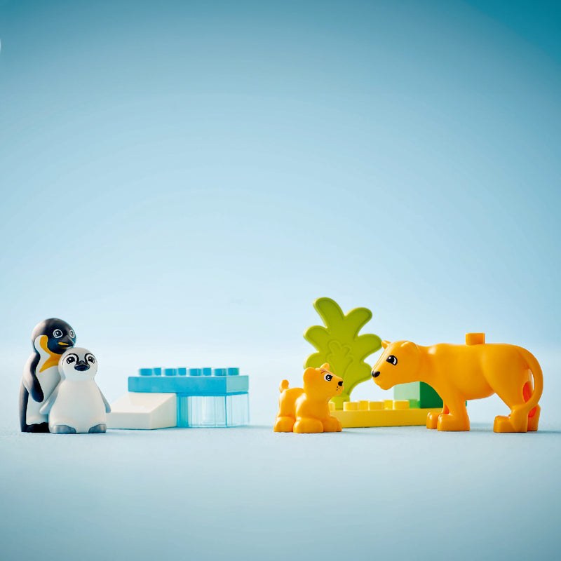 Đồ Chơi Lắp Ráp Gia Đình Động Vật Hoang Dã: Chim Cánh Cụt Và Sư Tử LEGO DUPLO 10442 (10 chi tiết) - ảnh 5
