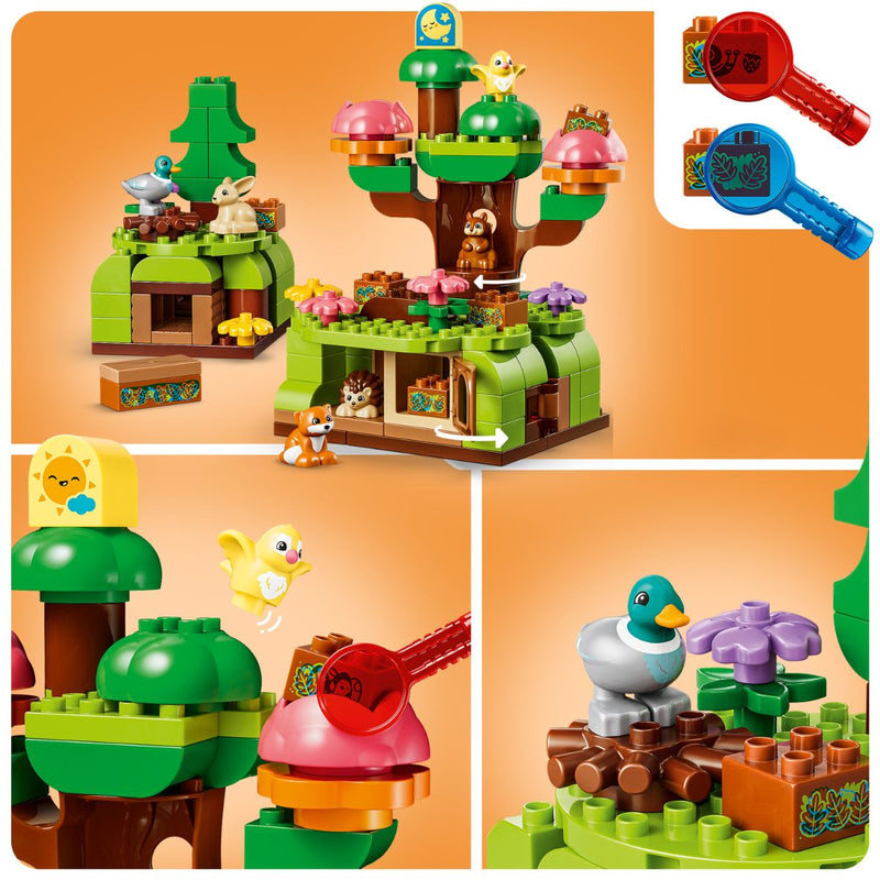 Đồ Chơi Lắp Ráp Khám Phá Khu Rừng Cùng Động Vật Hoang Dã LEGO DUPLO 10480 (131 chi tiết) - ảnh 6