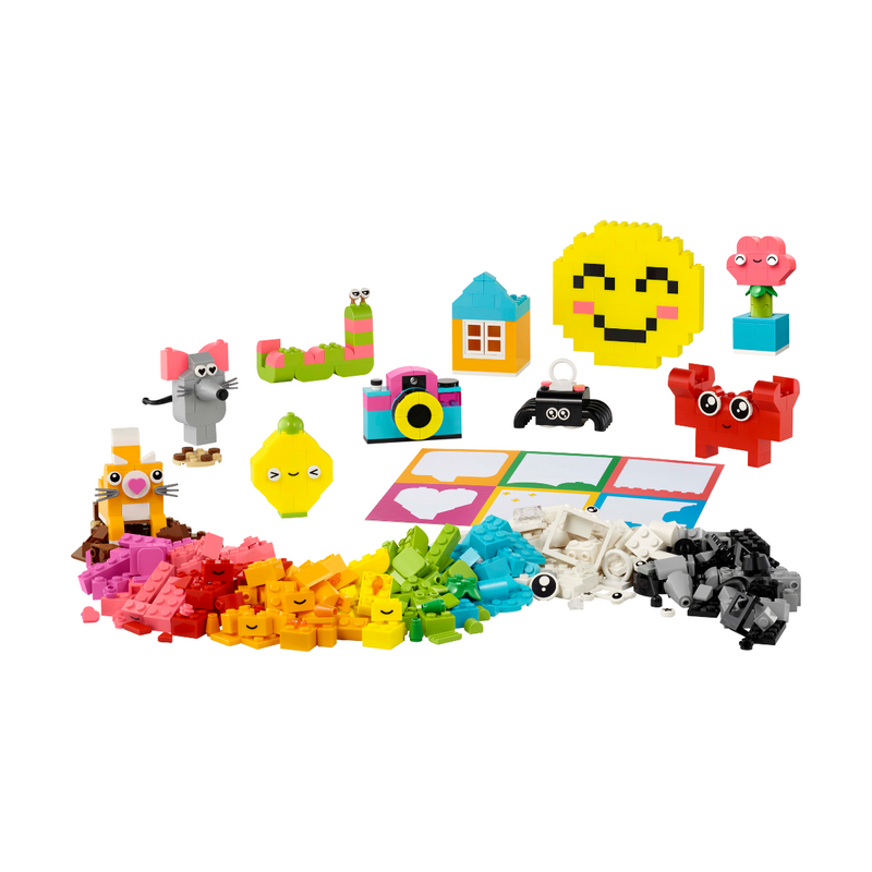 Đồ Chơi Lắp Ráp Bộ Gạch Chi Tiết Chủ Đề Hạnh Phúc LEGO CLASSIC 11042 (680 chi tiết) - ảnh 3