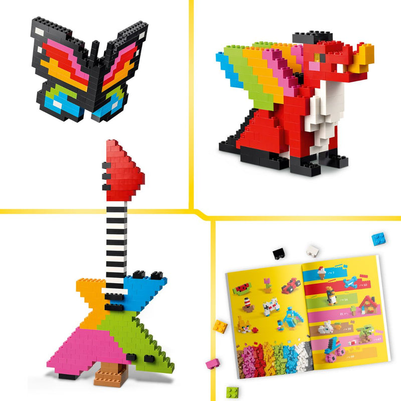 Đồ Chơi Lắp Ráp Bộ Gạch Sáng Tạo Sắc Màu LEGO CLASSIC 11045 (820 Chi Tiết) - ảnh 6
