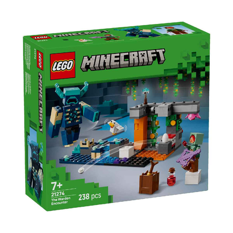 Đồ Chơi Lắp Ráp Cuộc Chạm Trán Warden LEGO MINECRAFT 21274 (238 chi tiết) - ảnh 2