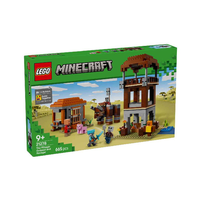 Đồ Chơi Lắp Ráp Trạm Canh Của Kẻ Cướp Và Quái Thú Ravager LEGO MINECRAFT 21278 (665 chi tiết) - ảnh 2