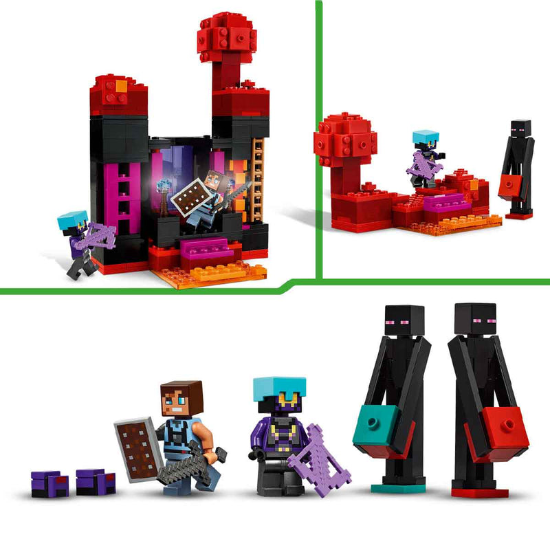 Đồ Chơi Lắp Ráp Tháp Enderman LEGO MINECRAFT 21279 (867 chi tiết) - ảnh 4