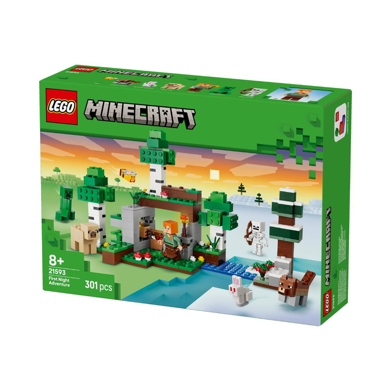 Đồ Chơi Lắp Ráp Cuộc Phiêu Lưu Đêm Đầu Tiên LEGO MINECRAFT 21593 (301 Chi Tiết) - ảnh 4