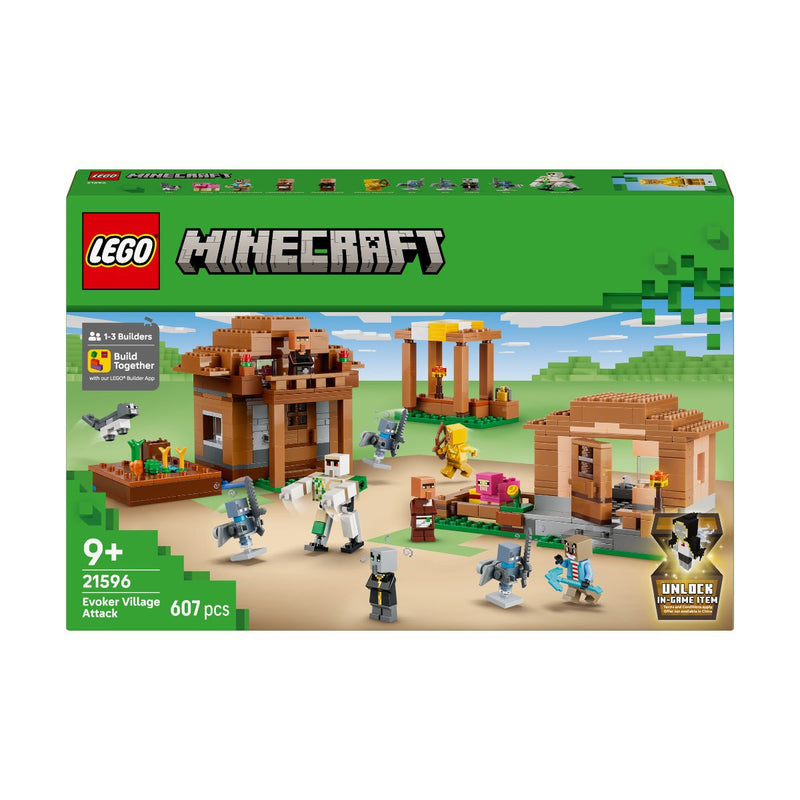 Đồ Chơi Lắp Ráp Evoker Tấn Công Làng LEGO MINECRAFT 21596 (607 Chi Tiết) - ảnh 2