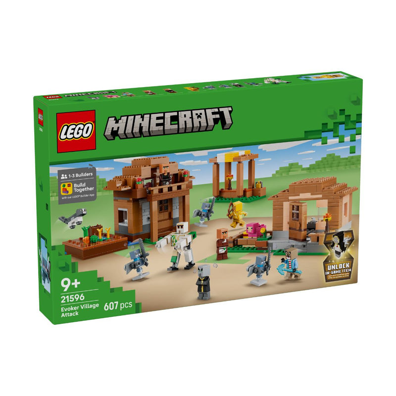 Đồ Chơi Lắp Ráp Evoker Tấn Công Làng LEGO MINECRAFT 21596 (607 Chi Tiết) - ảnh 4