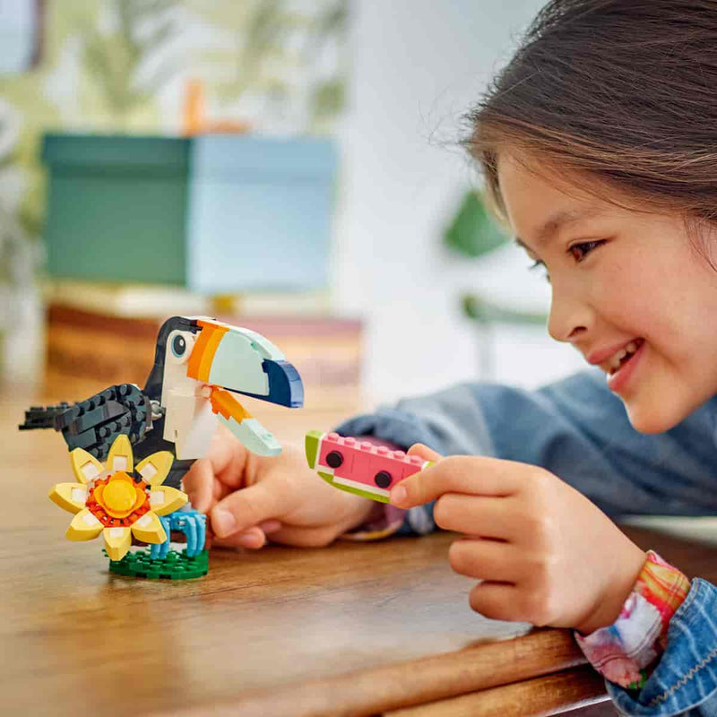 Đồ Chơi Lắp Ráp Chim Toucan LEGO CREATOR 31173 (225 chi tiết) - ảnh 5