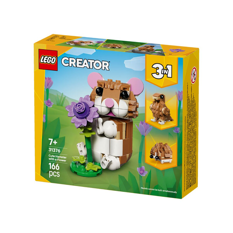 Đồ Chơi Lắp Ráp Chuột Hamster Dễ Thương LEGO CREATOR 31376 (166 chi tiết) - ảnh 3