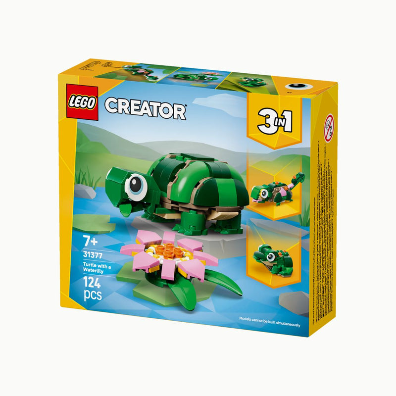 Đồ chơi lắp ráp Rùa Đáng Yêu và Hoa Ly LEGO CREATOR 31377 (124 chi tiết) - ảnh 3