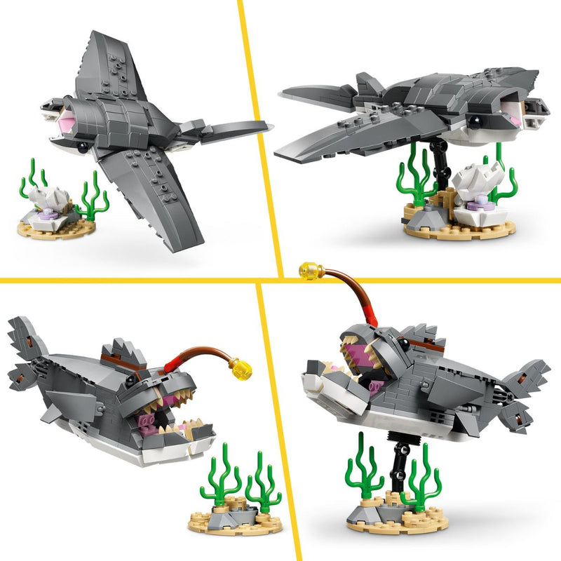 Đồ Chơi Lắp Ráp Cá Mập Đại Dương Và Rương Kho Báu LEGO CREATOR 31381 - ảnh 5