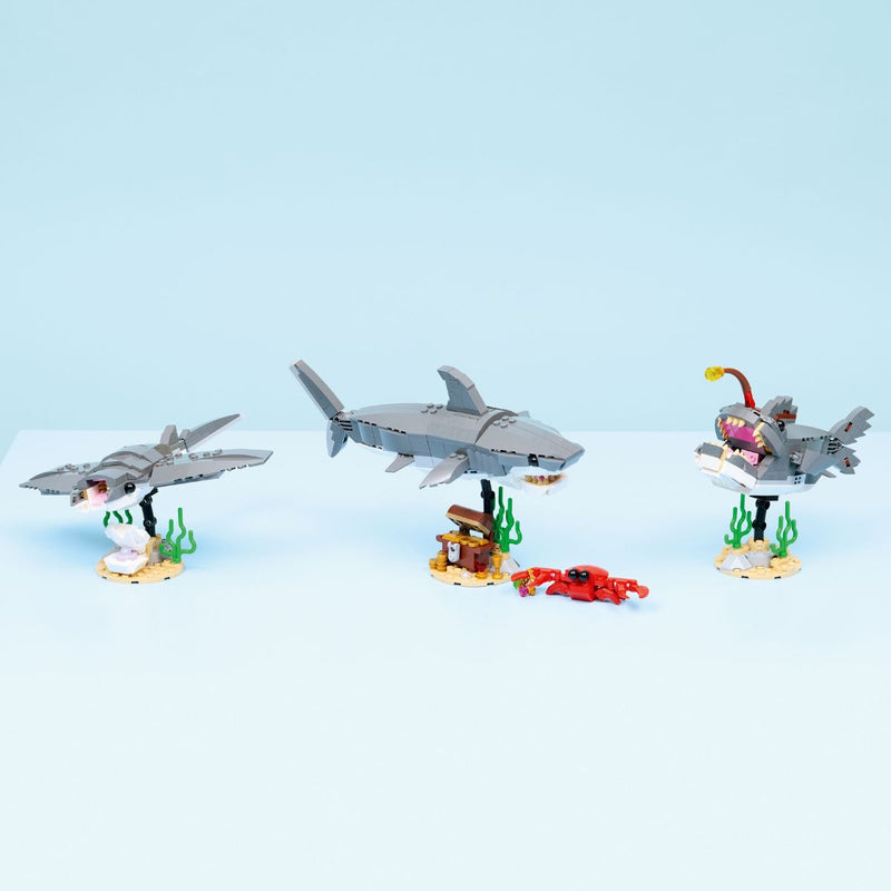 Đồ Chơi Lắp Ráp Cá Mập Đại Dương Và Rương Kho Báu LEGO CREATOR 31381 - ảnh 6