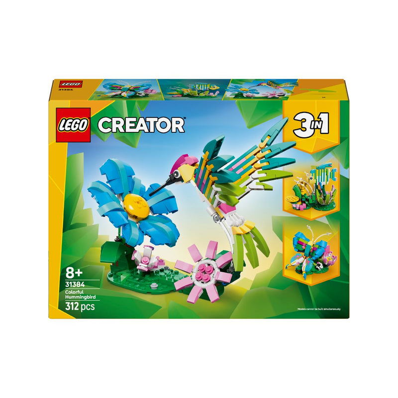 Đồ Chơi Lắp Ráp Chim Ruồi Ngũ Sắc LEGO CREATOR 31384 (312 chi tiết) - ảnh 2