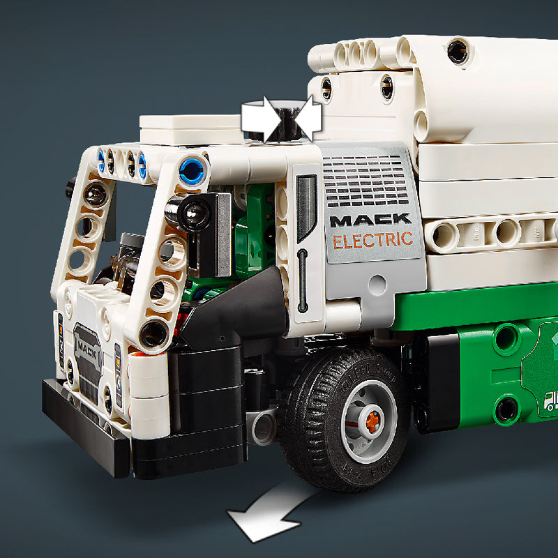 Đồ chơi lắp ráp Xe tải rác điện Mack® LR LEGO TECHNIC 42167 (503 chi tiết) - ảnh 6