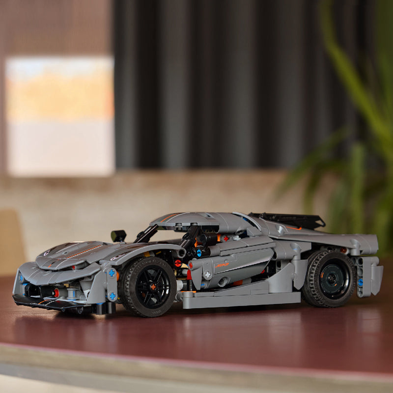 Đồ Chơi Lắp Ráp Xe Thể Thao Koenigsegg Jesko Absolut Màu Xám LEGO TECHNIC 42173 (801 Chi Tiết) - ảnh 6