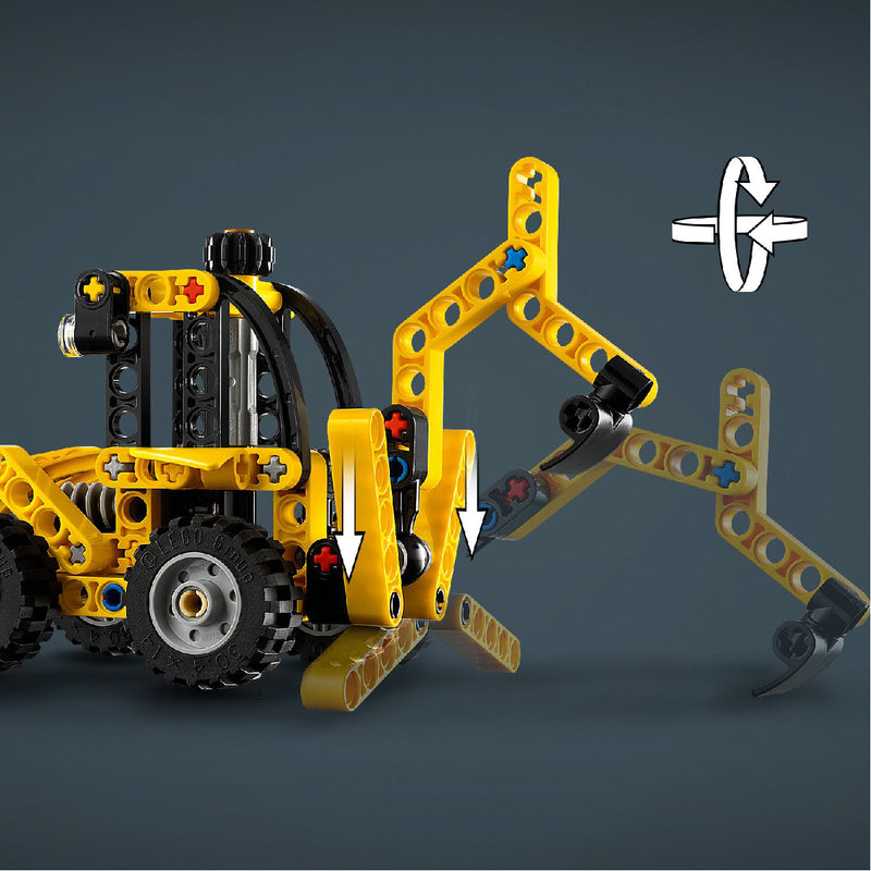 Đồ Chơi Xe Máy Đào Và Máy Xúc Kết Hợp LEGO TECHNIC 42197 (104 chi tiết) - ảnh 6