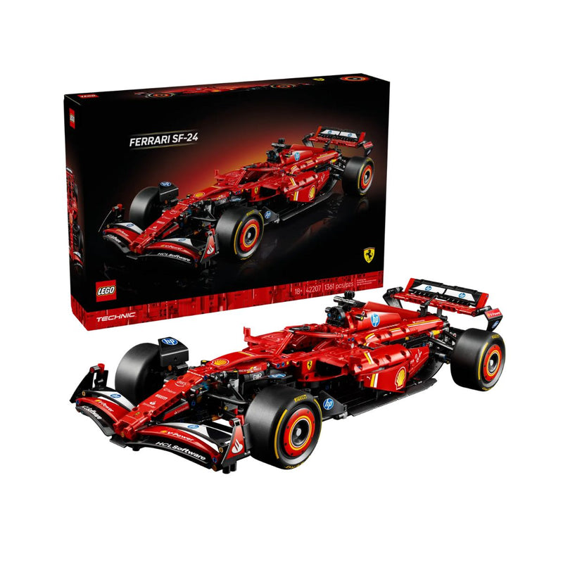 Đồ Chơi Lắp Ráp Xe Ferrari SF-24 F1 LEGO TECHNIC 42207 (1361 chi tiết)