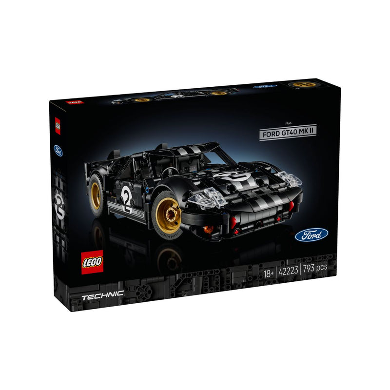 Đồ Chơi Lắp Ráp Xe Đua Ford GT40 MKII 1966 LEGO TECHNIC 42223 (793 chi tiết) - ảnh 3