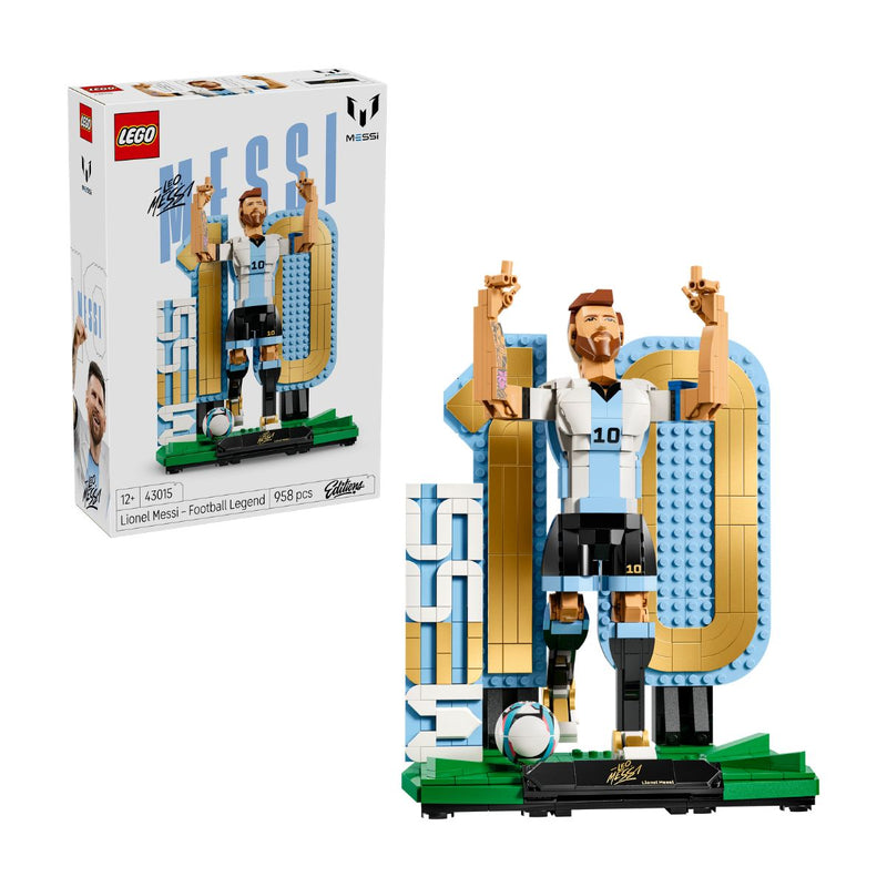 Đồ Chơi Lắp Ráp 2-Trong-1 Huyền Thoại Bóng Đá Lionel Messi LEGO EDITIONS SPORTS 43015