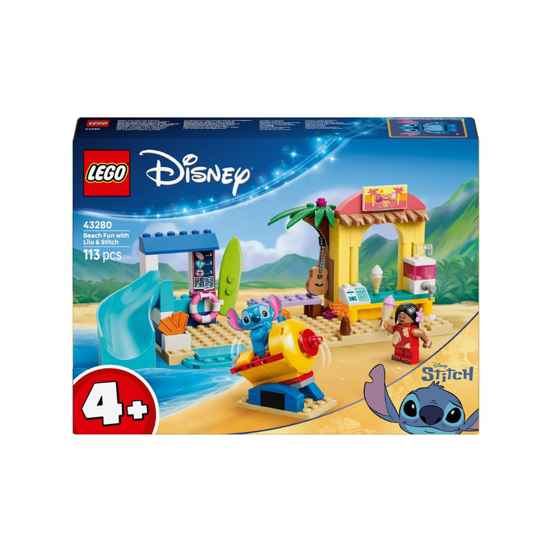 Đồ Chơi Lắp Ráp Vui Chơi Bãi Biển Cùng Lilo & Stitch LEGO DISNEY PRINCESS 43280 (113 chi tiết) - ảnh 4