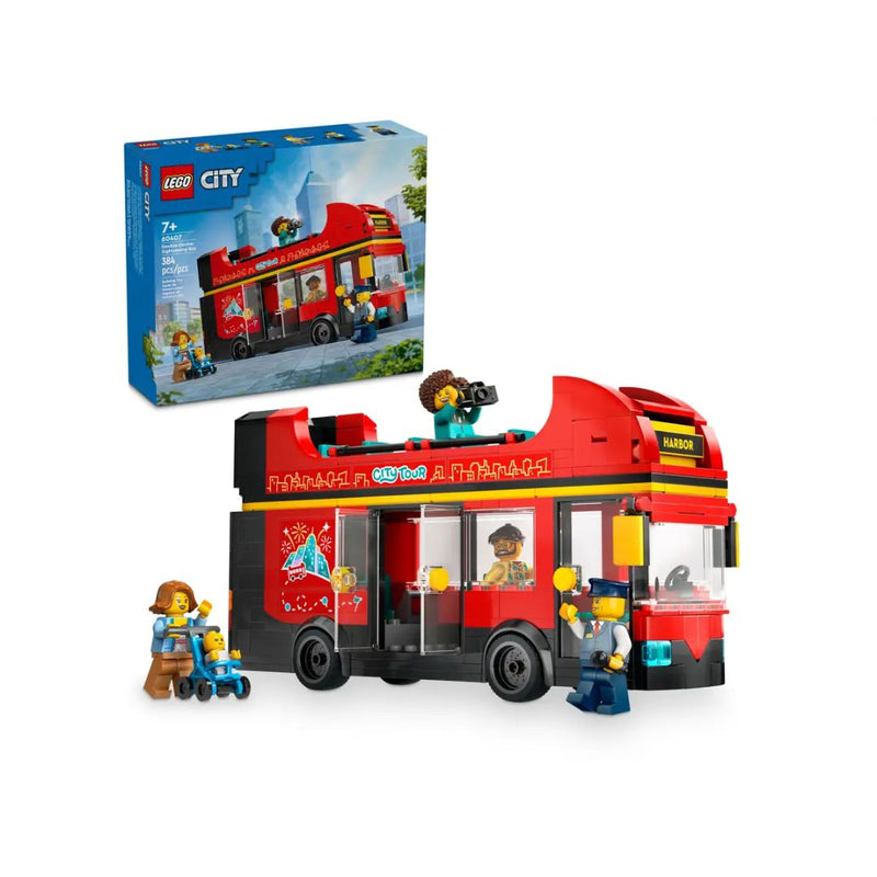 Đồ Chơi Lắp Ráp Xe Buýt Hai Tầng Màu Đỏ LEGO CITY 60407 (384 chi tiết) - ảnh 2