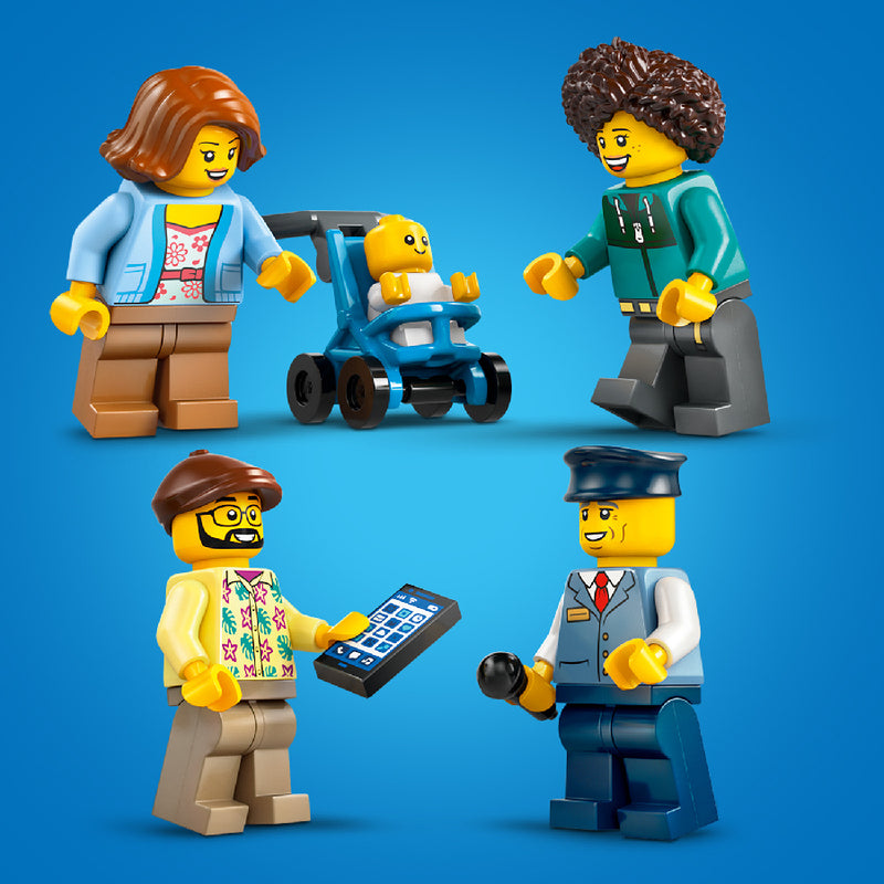 Đồ Chơi Lắp Ráp Xe Buýt Hai Tầng Màu Đỏ LEGO CITY 60407 (384 chi tiết) - ảnh 6