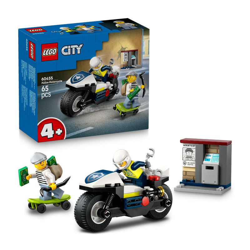 Đồ Chơi Lắp Ráp Cuộc Đua Truy Bắt Cướp LEGO CITY 60455 (65 chi tiết)