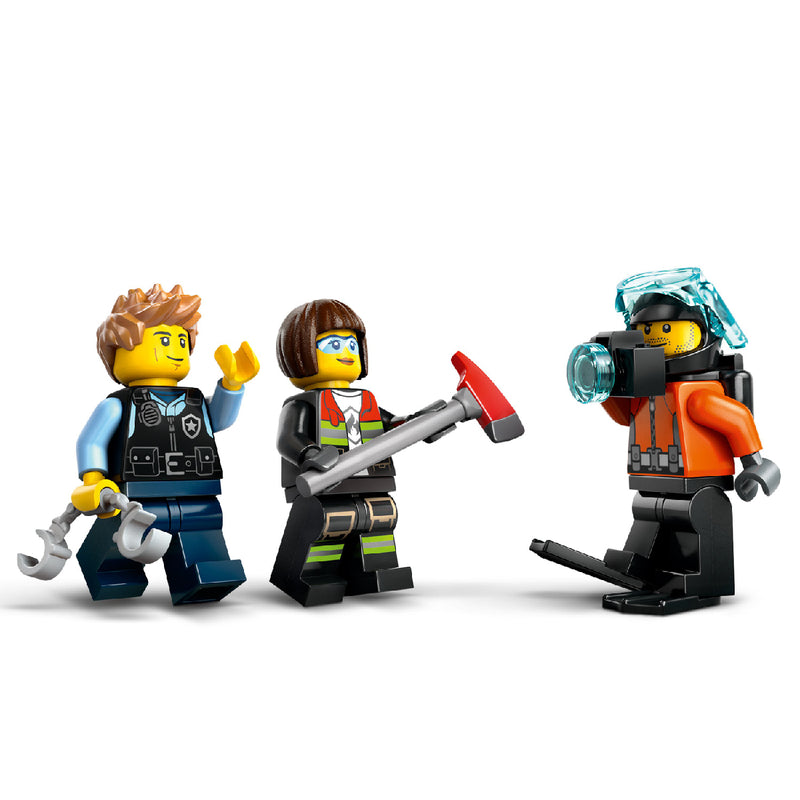 Đồ Chơi Lắp Ráp Máy Bay Trực Thăng, Xe Cứu Hỏa LEGO CITY 60462 (874 chi tiết) - ảnh 5