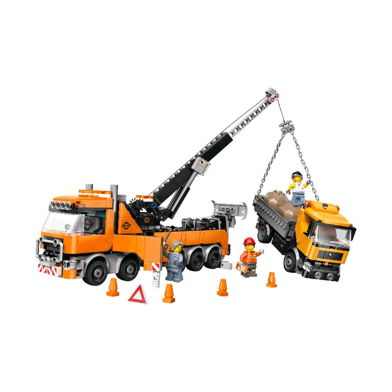 Đồ Chơi Lắp Ráp Xe Kéo Cứu Hộ Nặng Có Cẩu LEGO CITY 60467 (793 chi tiết) - ảnh 3