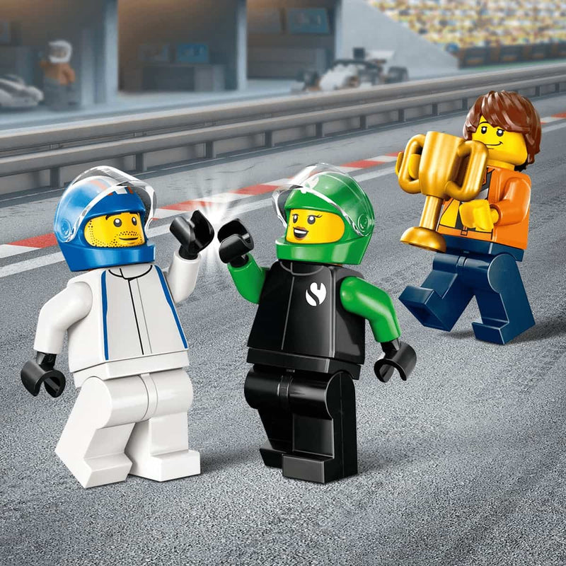 Đồ Chơi Lắp Ráp Đường Đua F1- Xe Vcarb Và Sauber LEGO CITY 60474 (313 chi tiết) - ảnh 5