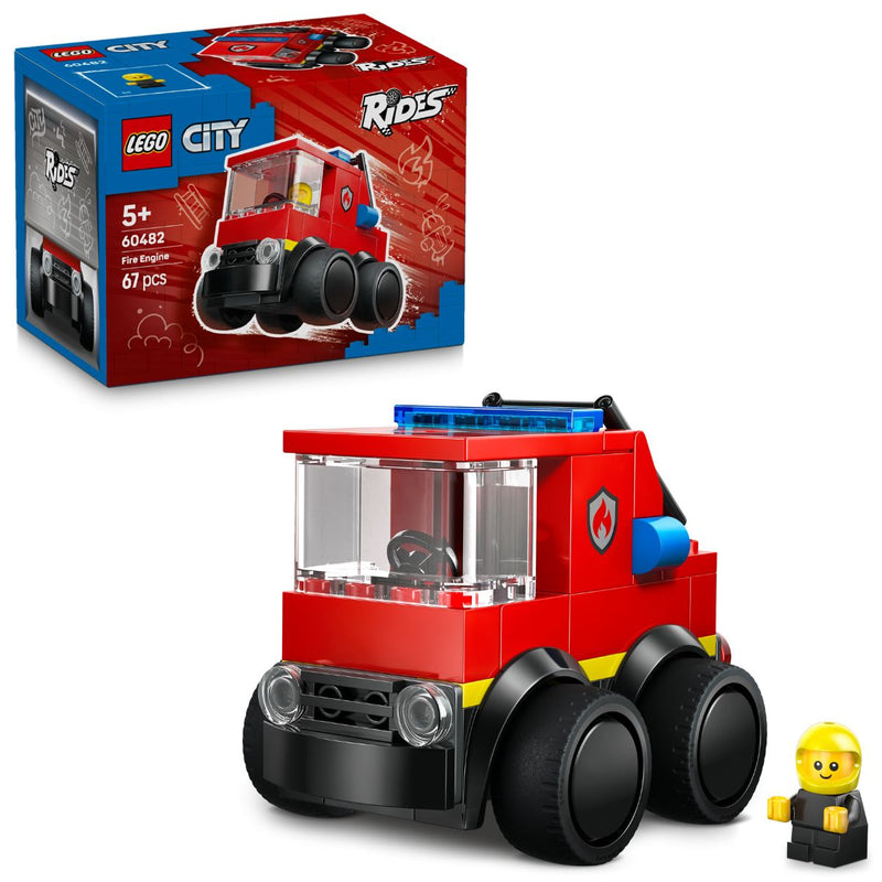 Đồ Chơi Lắp Ráp Rides - Xe Tải Cứu Hỏa LEGO CITY 60482 (67 Chi Tiết)