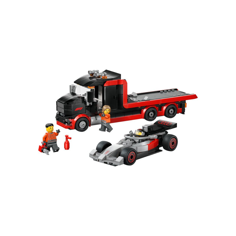Đồ Chơi Lắp Ráp Xe Tải Trưng Bày F1 Kèm Xe Đua Audi F1 LEGO CITY 60493 (508 Chi Tiết) - ảnh 5