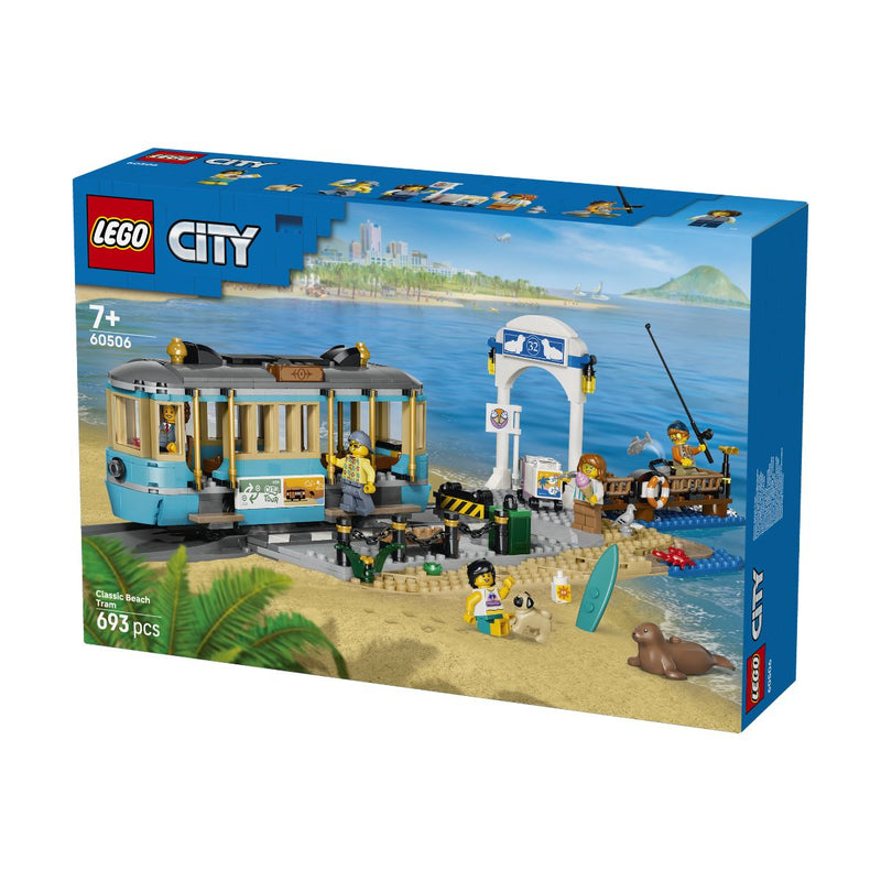 Đồ Chơi Lắp Ráp Xe Điện Ven Biển Cổ Điển LEGO CITY 60506 (693 chi tiết) - ảnh 4