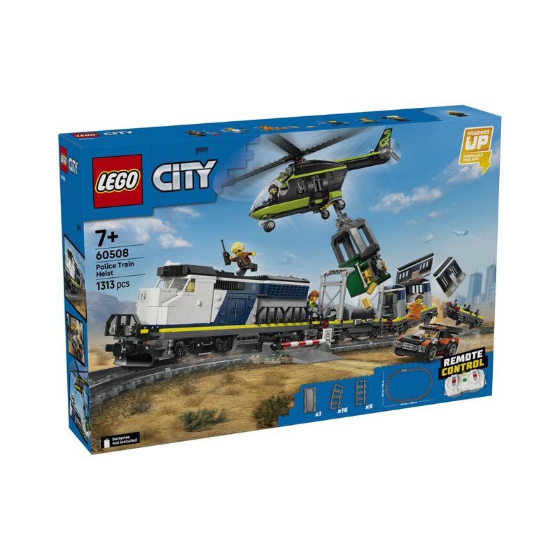 Đồ Chơi Lắp Ráp Vụ Cướp Tàu Hỏa Cảnh Sát LEGO CITY 60508 (1313 Chi Tiết) - ảnh 3