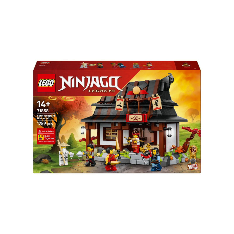 Đồ Chơi Lắp Ráp Thợ Rèn Bốn Vũ Khí – Kỷ Niệm 15 Năm LEGO NINJAGO 71858 (1259 chi tiết) - ảnh 2