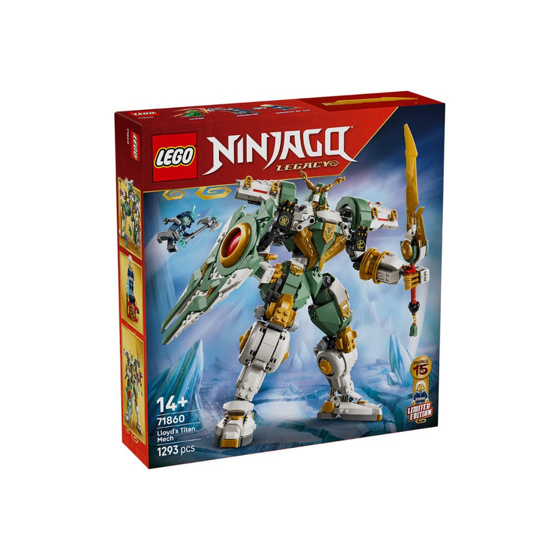 Đồ Chơi Lắp Ráp Chiến Giáp Titan Của Lloyd – Kỷ Niệm 15 Năm LEGO NINJAGO 71860 (1.293 Chi Tiết) - ảnh 3