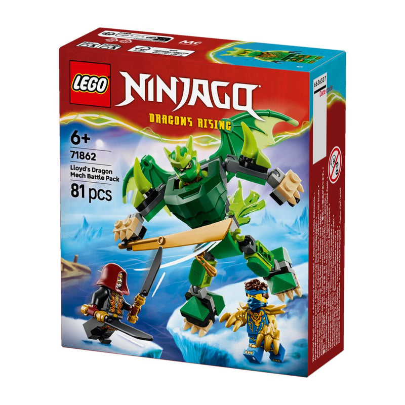Đồ Chơi Lắp Ráp Bộ Chiến Đấu Chiến Giáp Rồng Của Lloyd LEGO NINJAGO 71862 (81 chi tiết) - ảnh 3