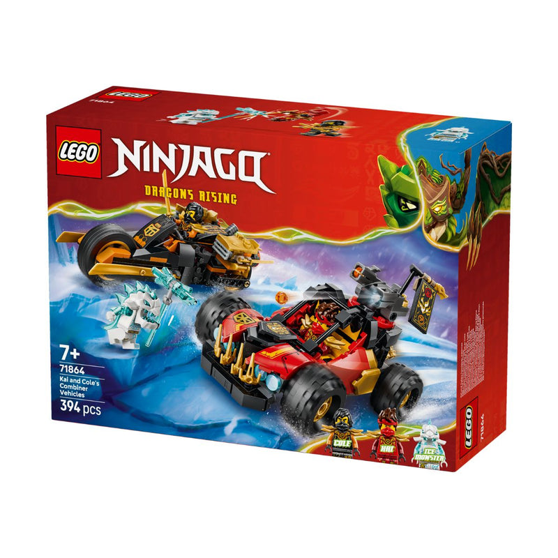 Đồ Chơi Lắp Ráp Bộ Đôi Siêu Xe Chiến Đấu Của Kai Và Cole LEGO NINJAGO 71864 (394 chi tiết) - ảnh 5