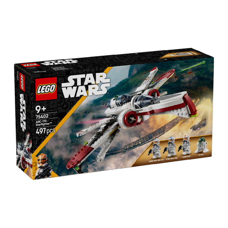 Đồ Chơi Lắp Ráp Chiến Đấu Cơ ARC-170 LEGO STAR WARS 75402 (497 chi tiết) - ảnh 2