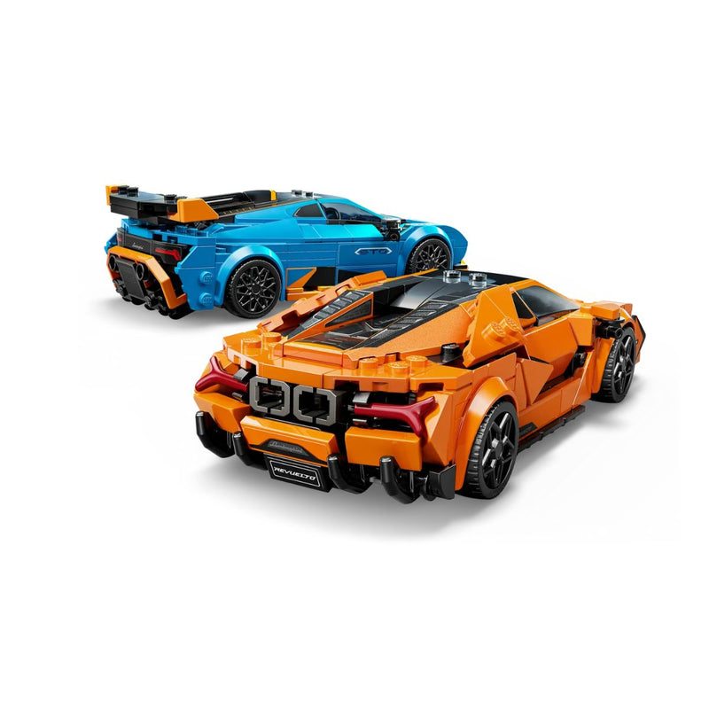 Đồ Chơi Bộ Lắp Ráp Bộ Đôi Siêu Xe Lamborghini Revuelto Và Huracán LEGO SPEED CHAMPIONS 77238 (607 chi tiết) - ảnh 6
