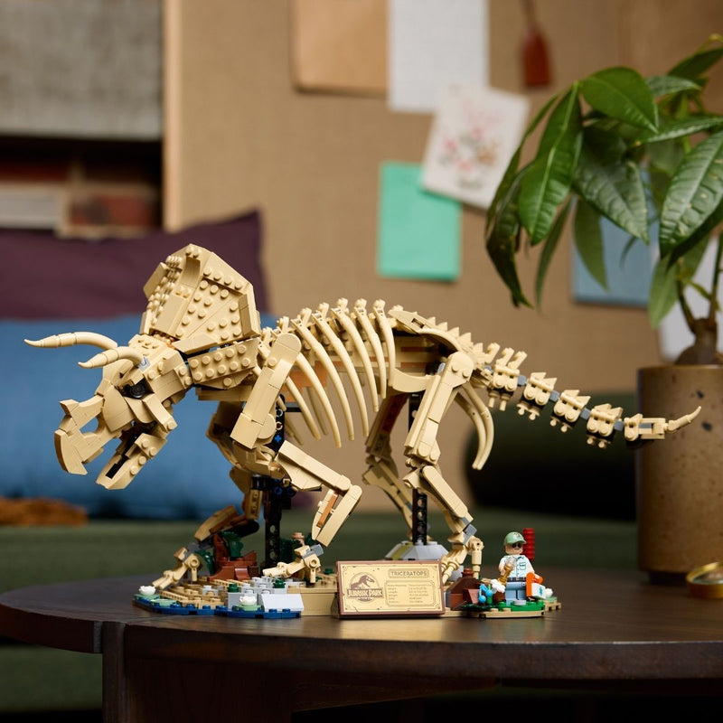 Đồ Chơi Lắp Ráp Hóa Thạch Khủng Long Triceratops LEGO JURASSIC 77985 (1154 chi tiết) - ảnh 6